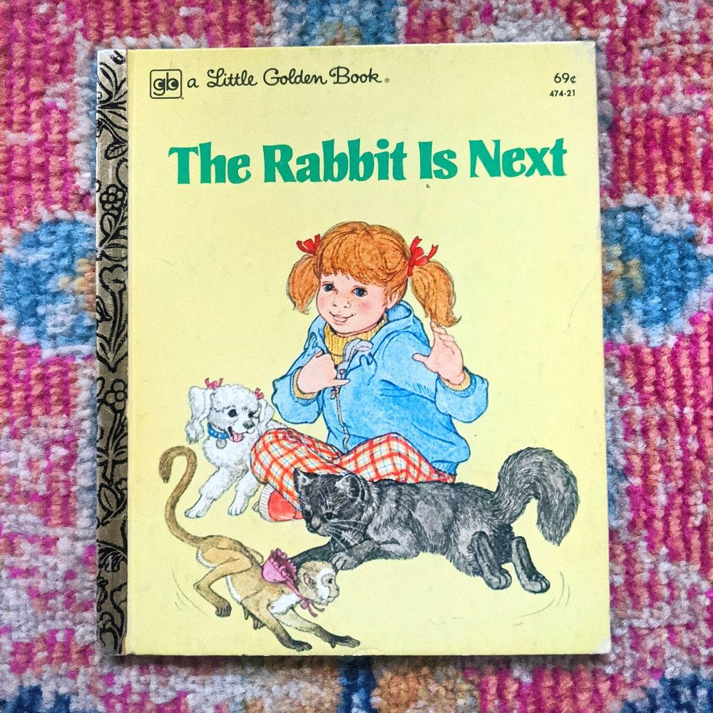 The Rabbit is Next Little Golden Book Vintage Children's Book Second Printing
